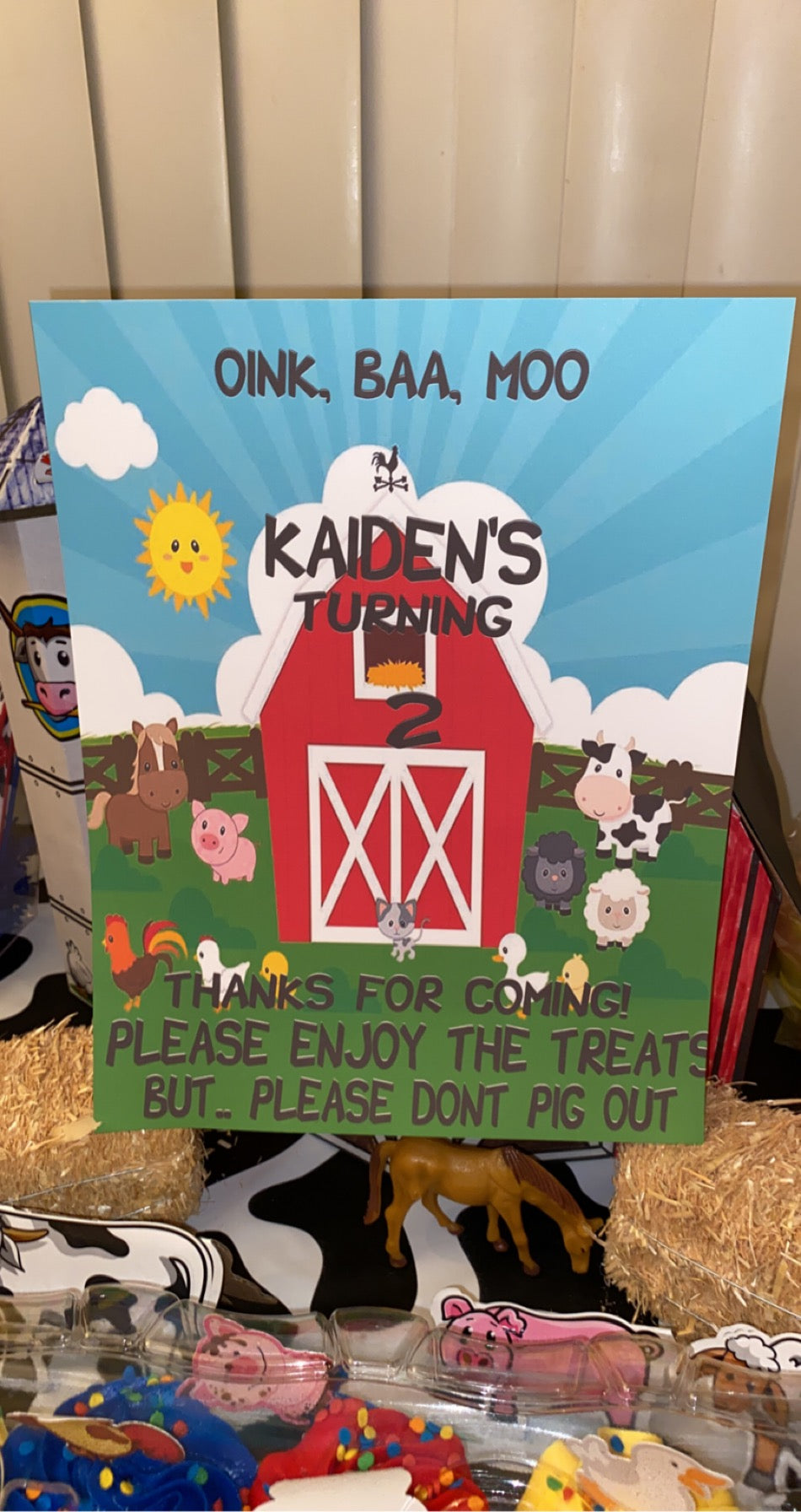 Custom Table Signs (Welcome sign, decor, treat table signs, etc)