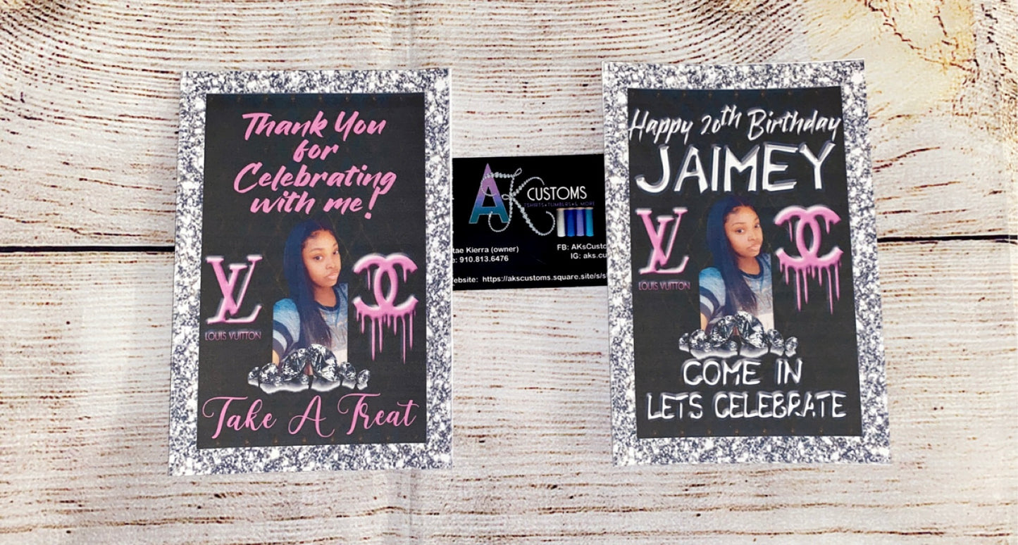 Custom Table Signs (Welcome sign, decor, treat table signs, etc)