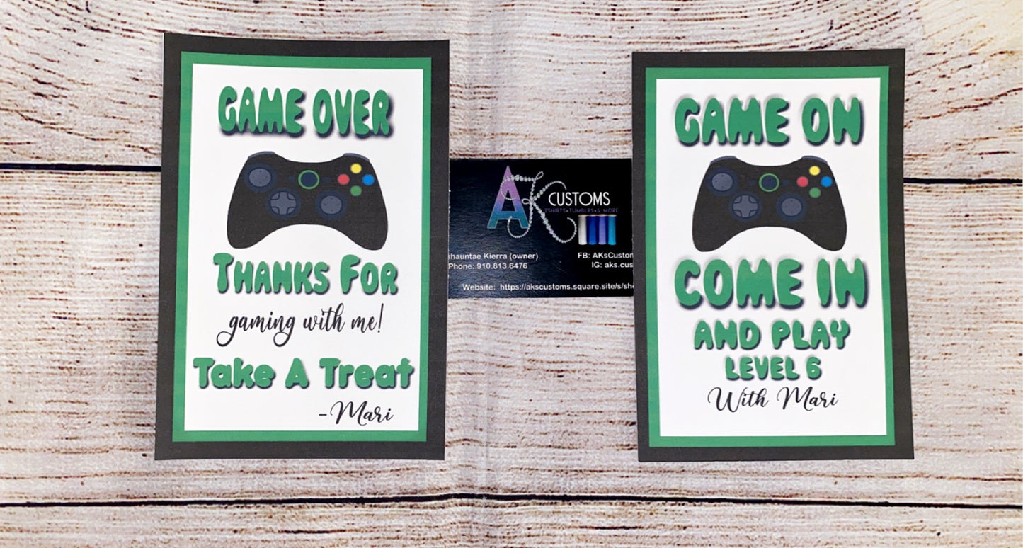 Custom Table Signs (Welcome sign, decor, treat table signs, etc)