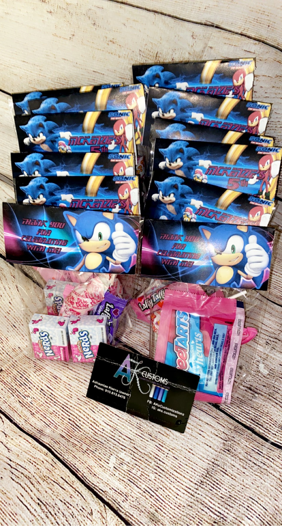 Candy Bag Toppers (DOZEN)