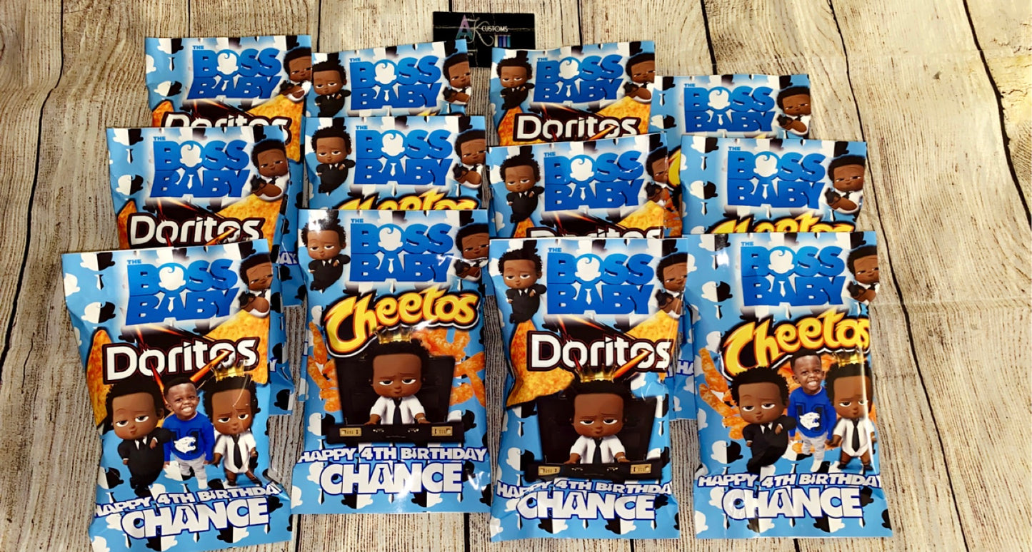 Custom Chip Bags (DOZEN)