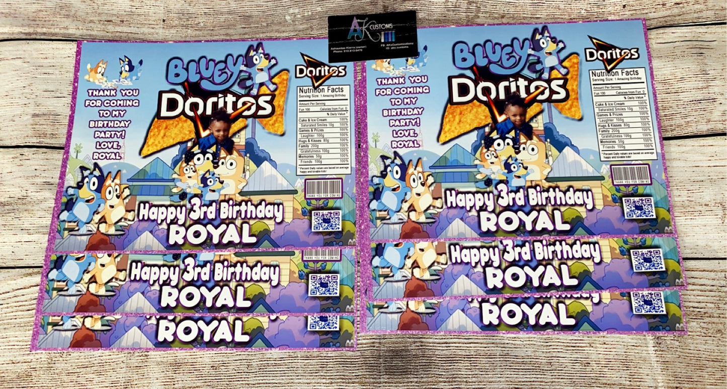 Custom Chip Bags (DOZEN)