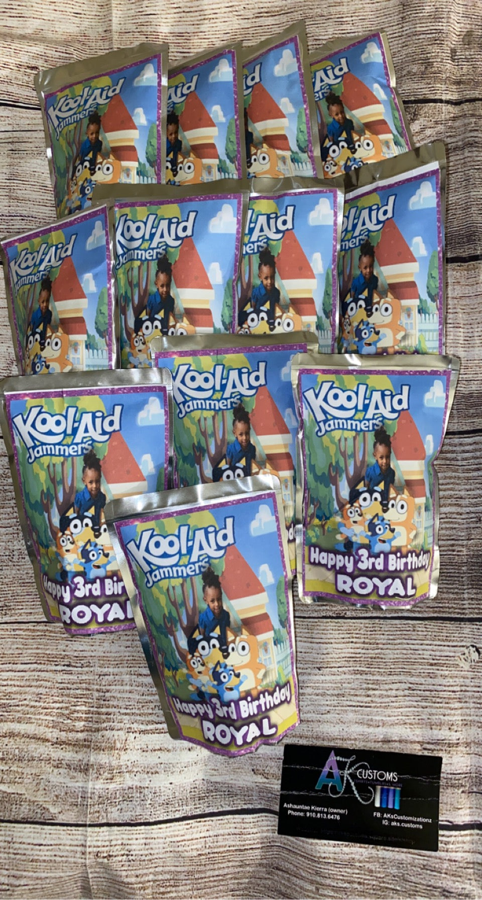 JUICE POUCHES LABELS