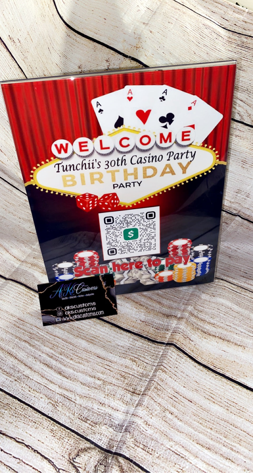 Custom Table Signs (Welcome sign, decor, treat table signs, etc)