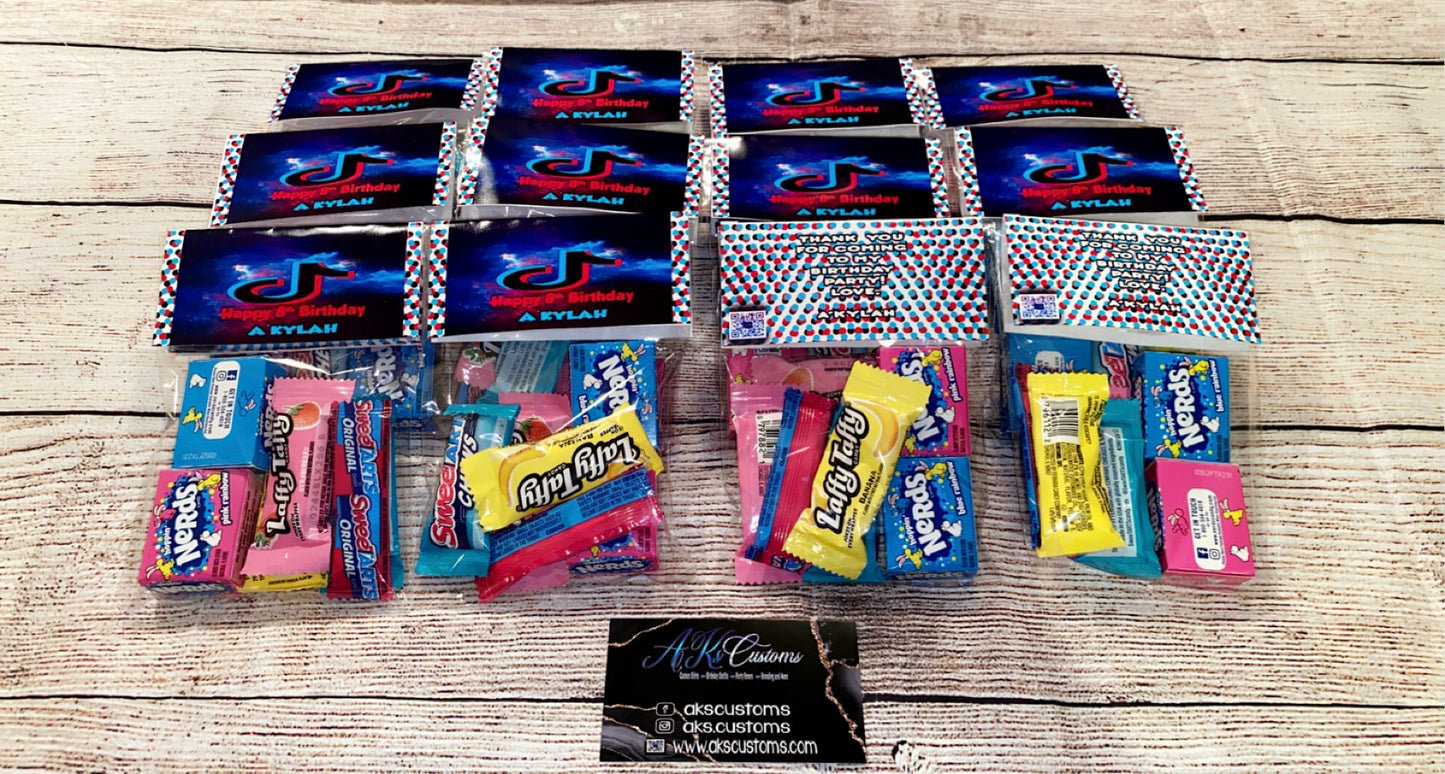 Candy Bag Toppers (DOZEN)