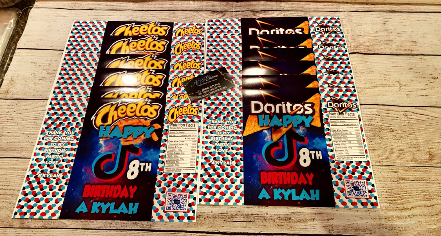 Custom Chip Bags (DOZEN)