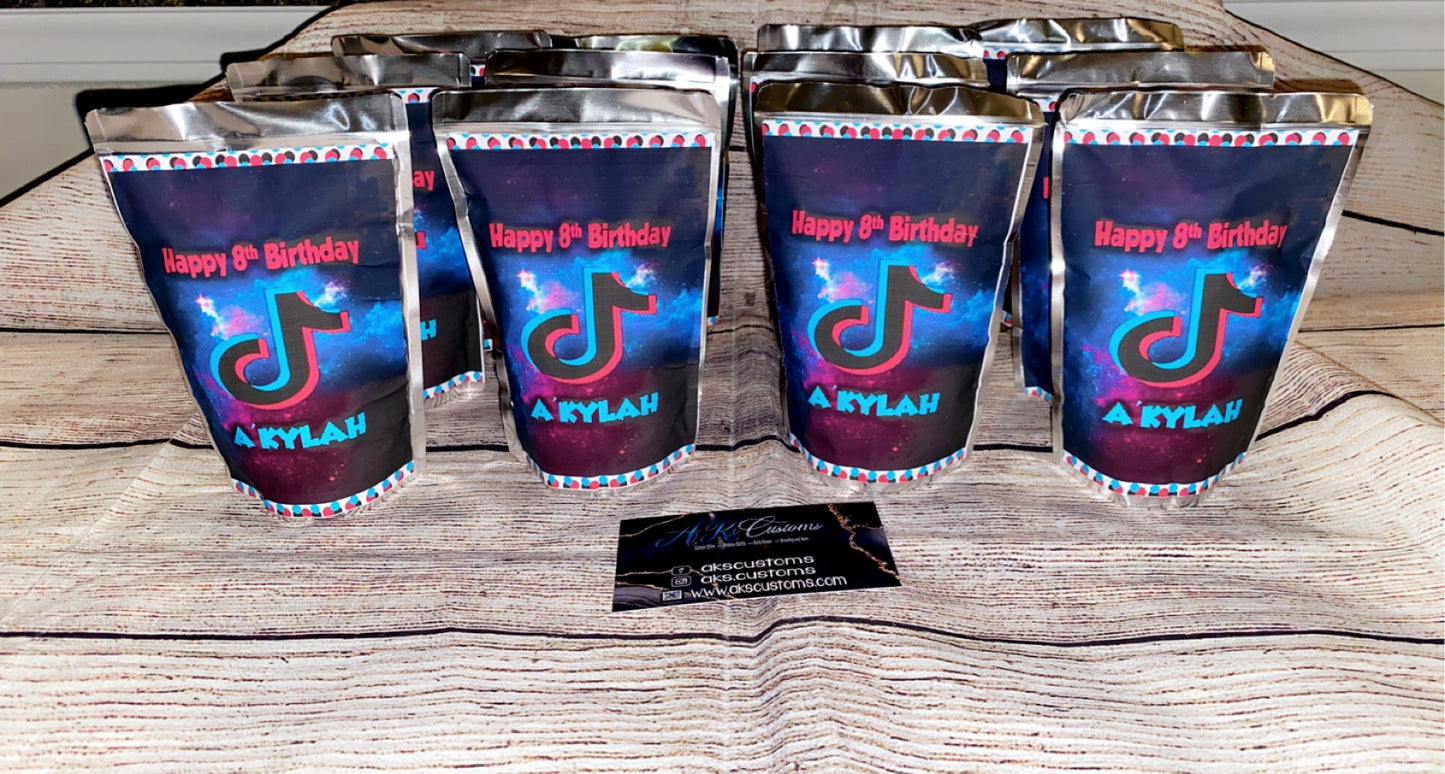 JUICE POUCHES LABELS