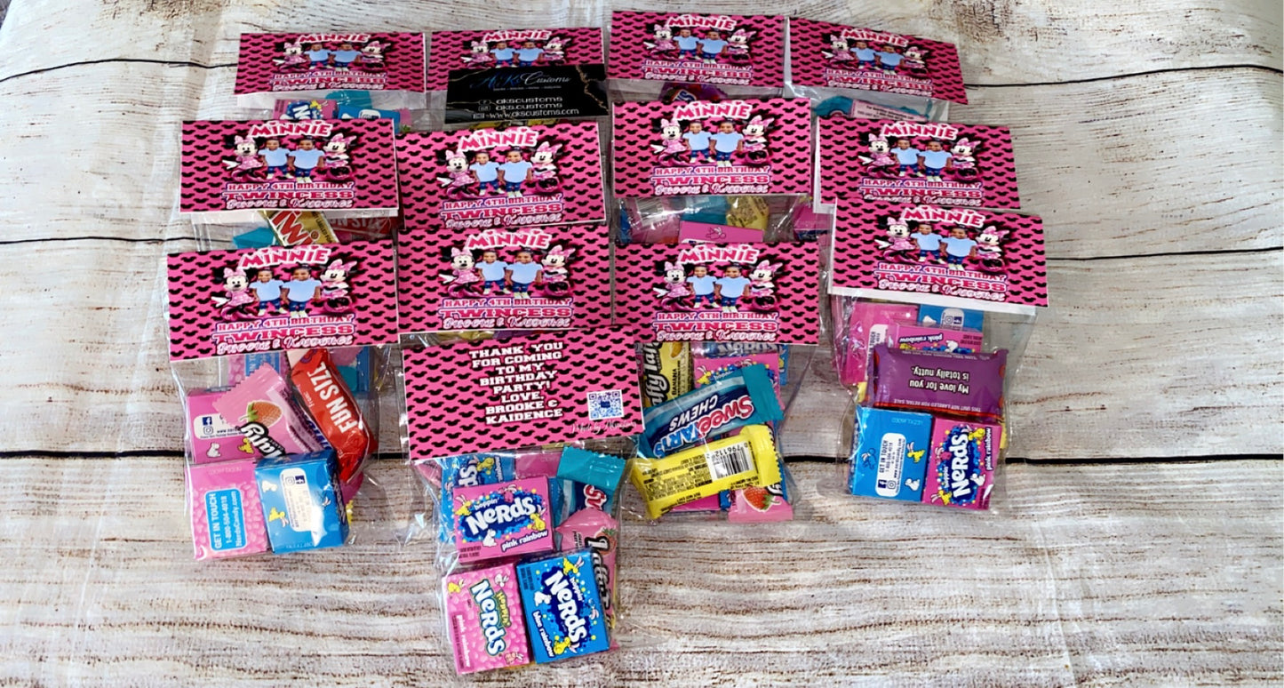 Candy Bag Toppers (DOZEN)
