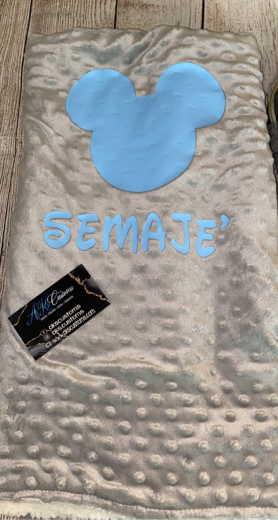 Custom infant Blankets