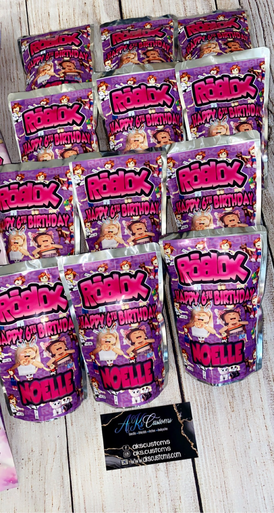 JUICE POUCHES LABELS