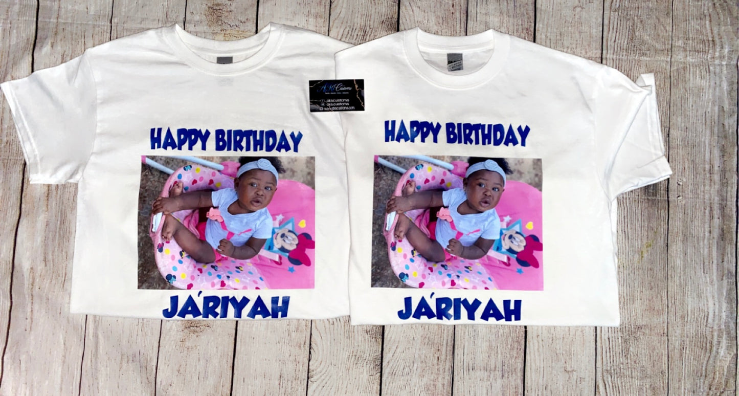 Custom Adult Picture Tshirt