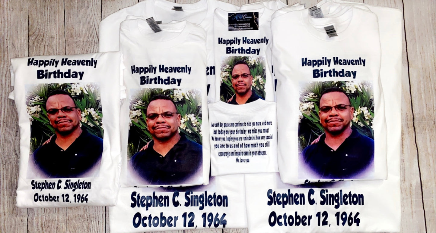 Custom Adult Picture Tshirt