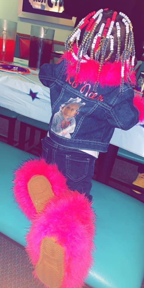 Custom infant and toddler fur sets