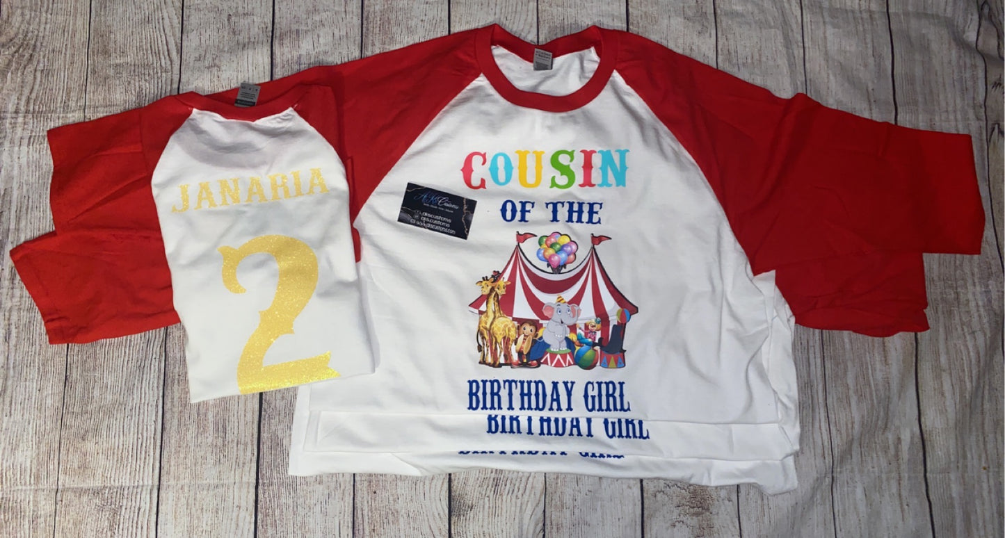 Custom Adult Raglan (Baseball) shirt