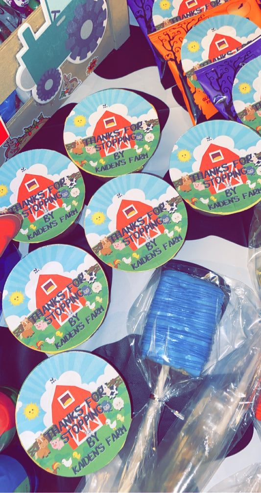 Custom Apple Sauce toppers
