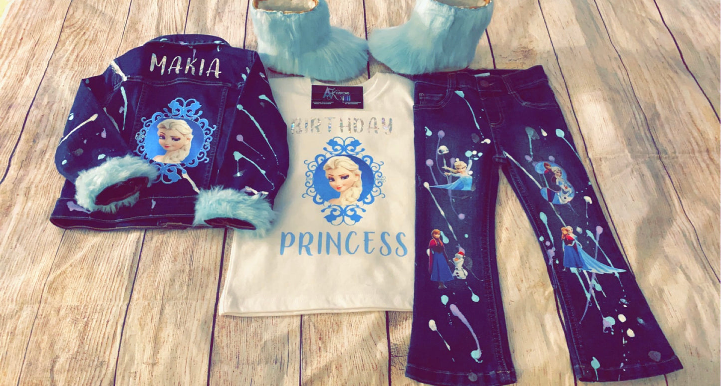 Custom infant and toddler fur sets