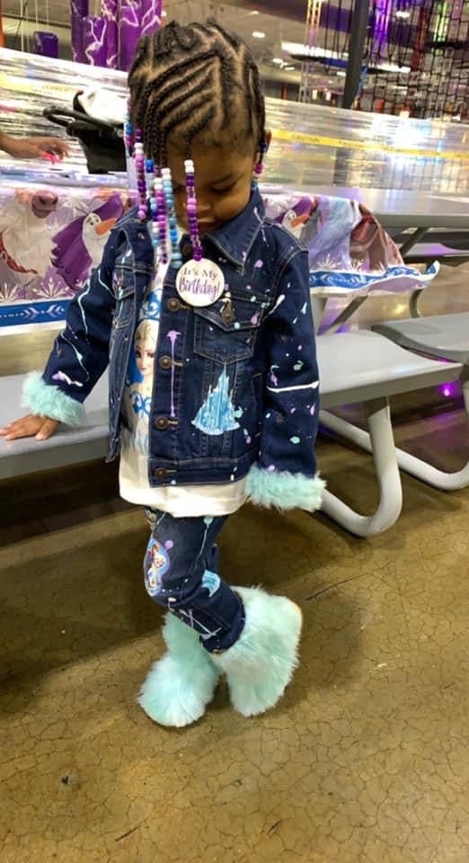 Custom infant and toddler fur sets
