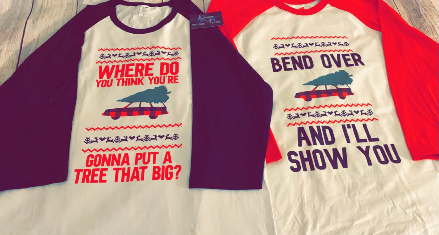 Custom Adult Raglan (Baseball) shirt