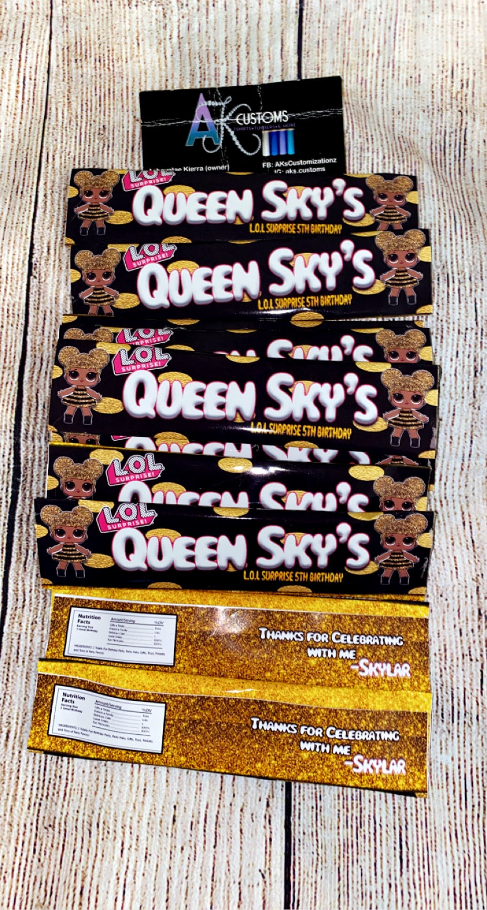 CUSTOM AIRHEADS (DOZEN)
