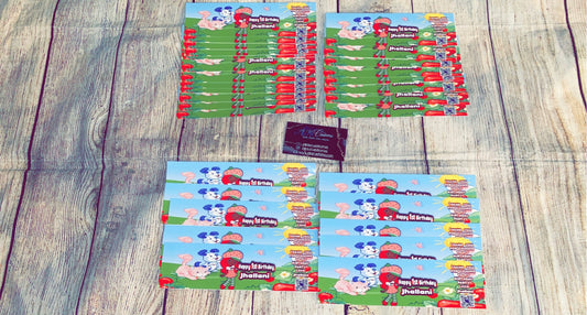 WATER BOTTLE LABELS (dozen)