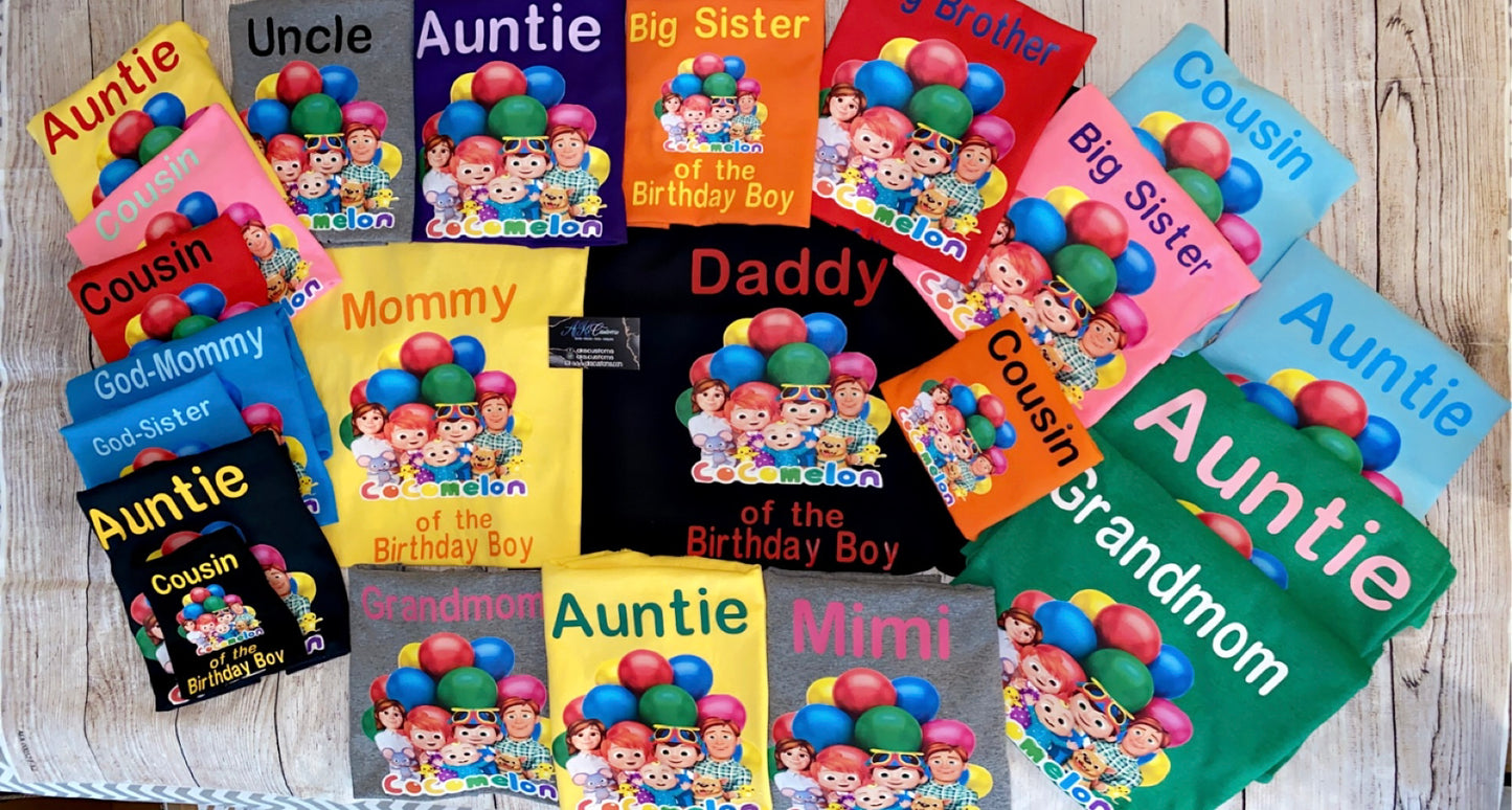 Group Shirts mixed (adult and kids sizing)