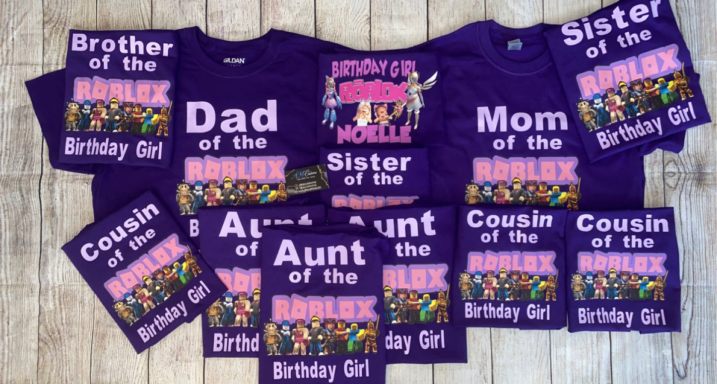 Group Shirts mixed (adult and kids sizing)