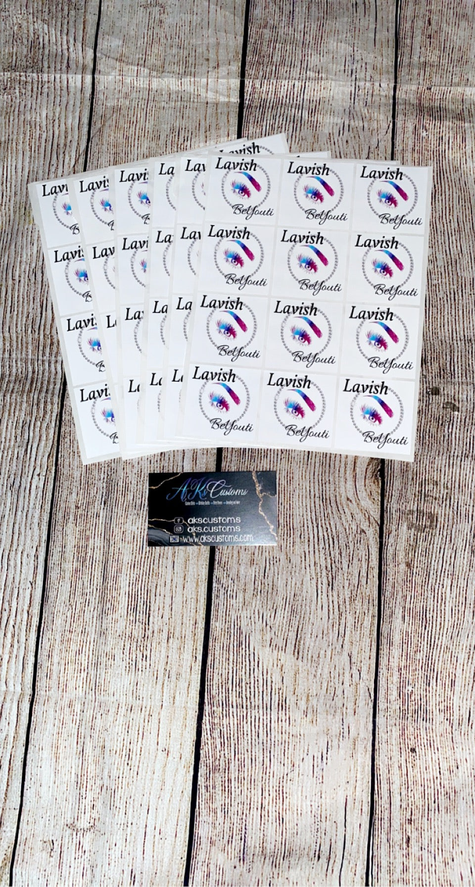 Sheet Labels (per sheet)