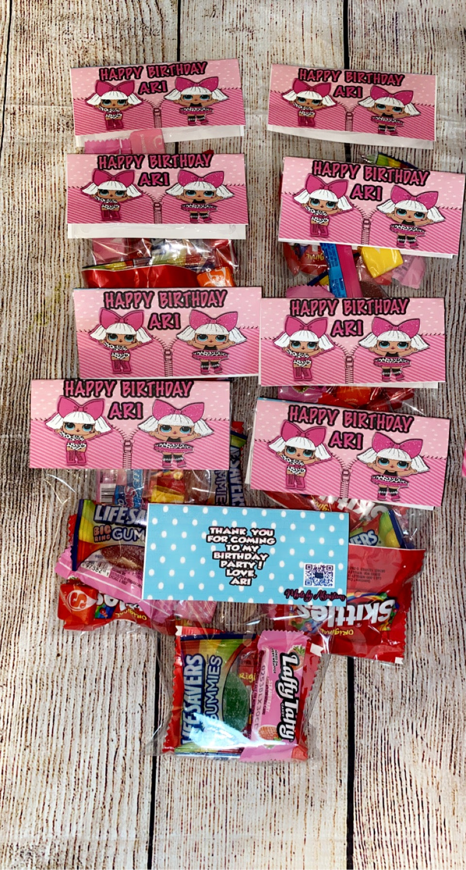 Candy Bag Toppers (DOZEN)