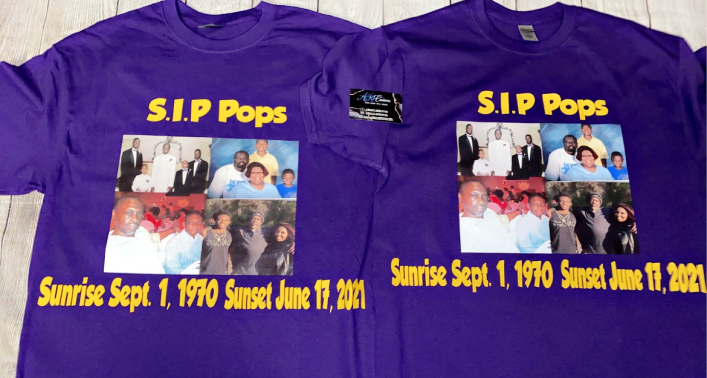 Custom Adult Picture Tshirt